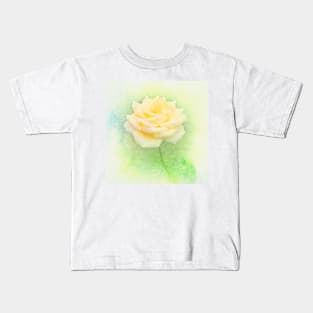 A Single Yellow Rose Kids T-Shirt